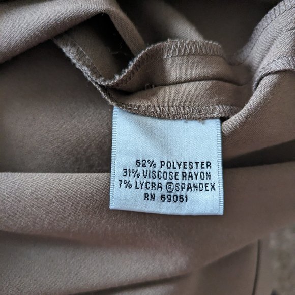 Talbots Petites dress size 8 brown - Picture 3 of 4